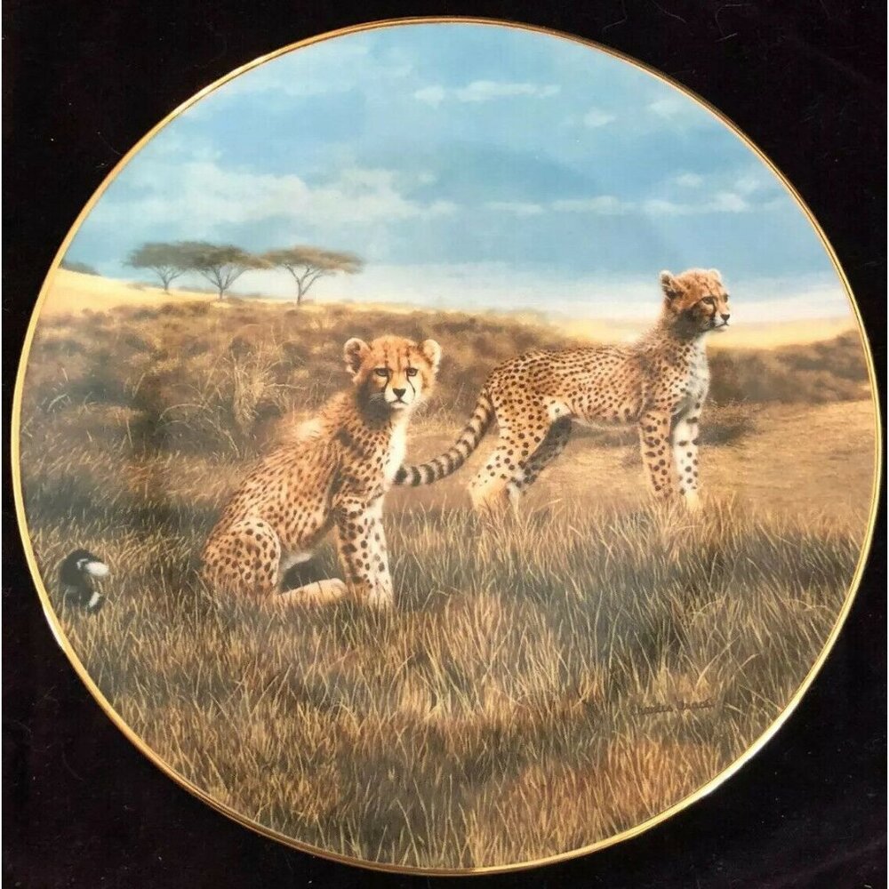 Collectors Plate "Recess" By Charles Fracé Fine China W.S. George Natures Playma